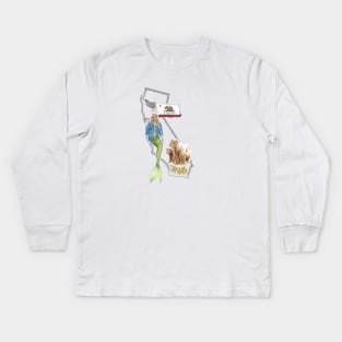 California Mermaid Kids Long Sleeve T-Shirt